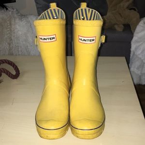 Yellow Hunter Rainboots